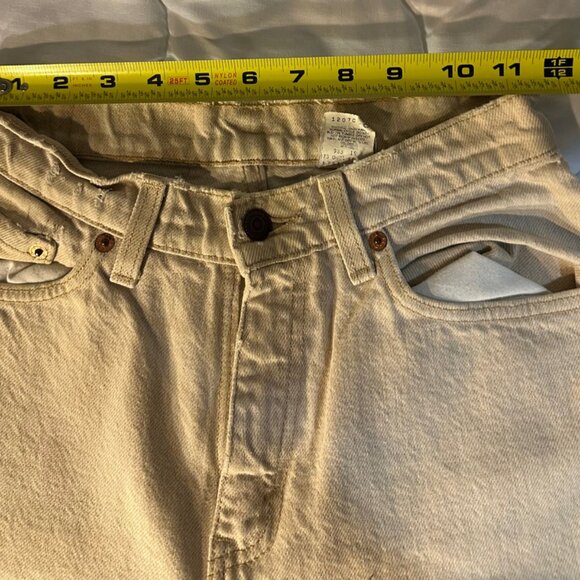 Levis 512 Vintage Size 0 Inseam 26 inches Tapered Made in USA 1994 - Picture 4 of 11